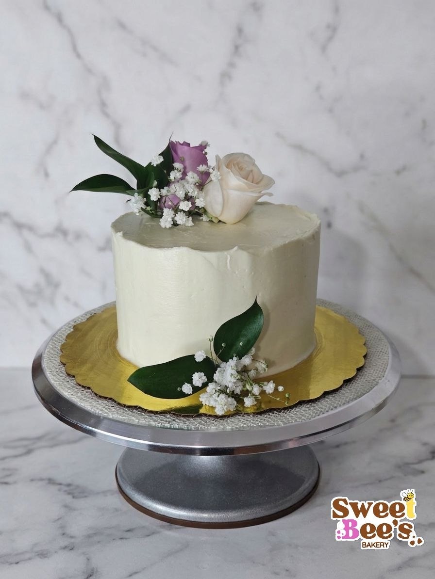 Gluten Free Vanilla Cake - 6 Inch Double Layer