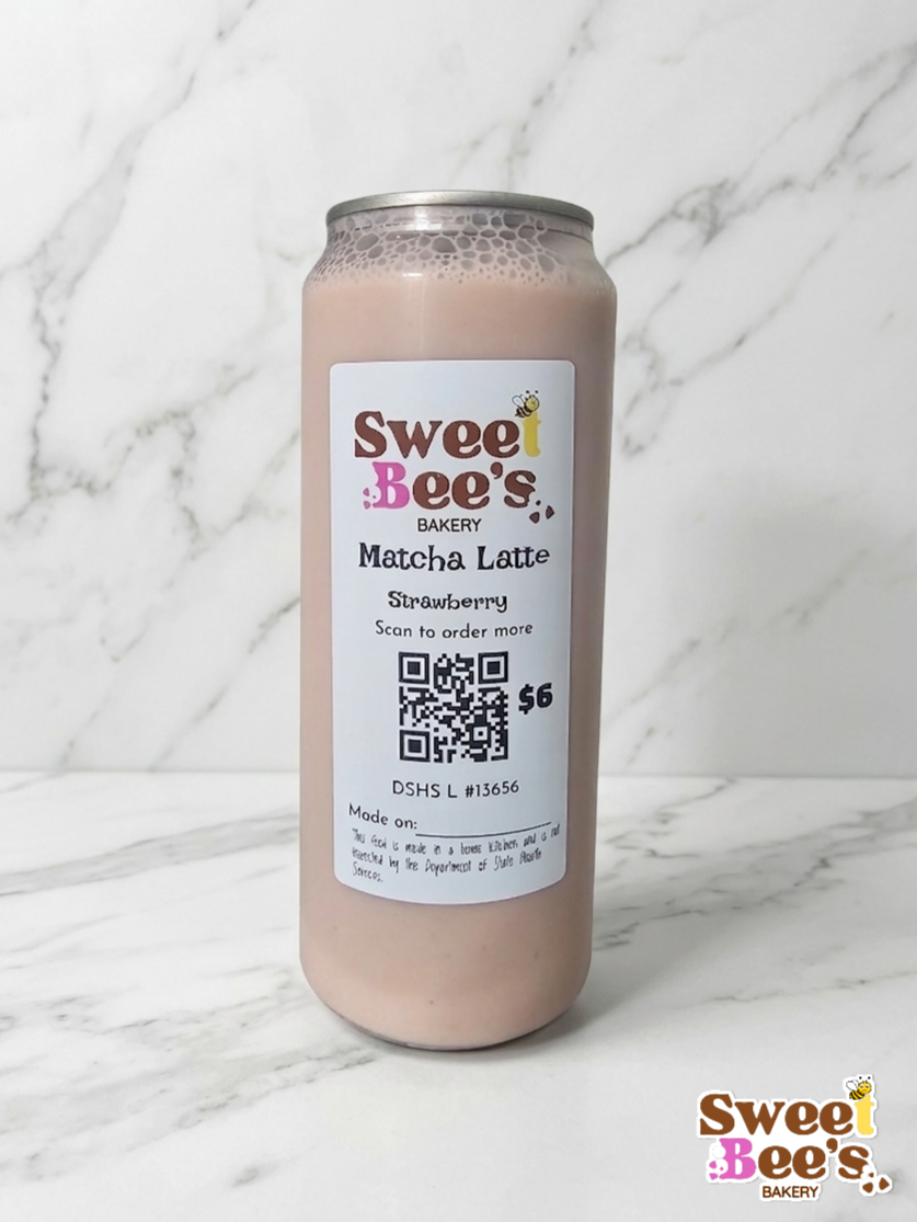 Strawberry Matcha Latte