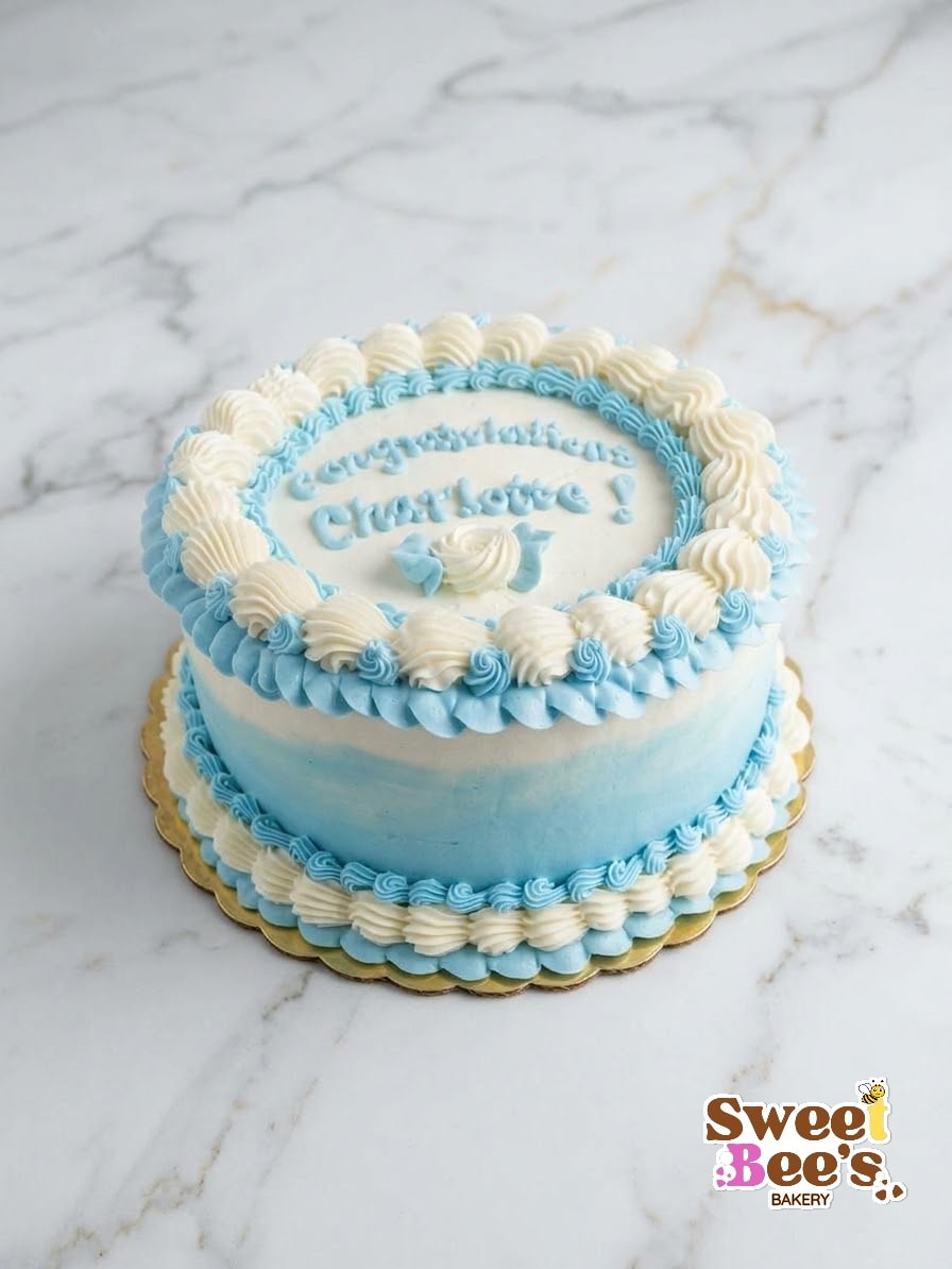 8" Double Layer Vintage Cake